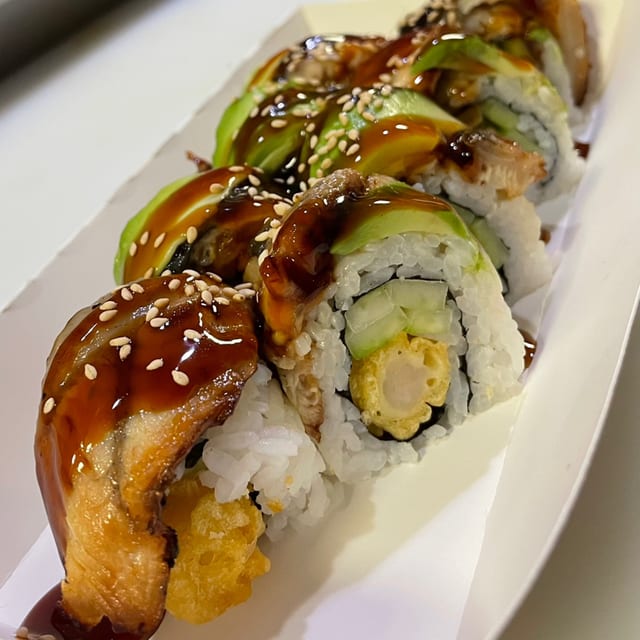 Dancing Eel Roll (Cooked).