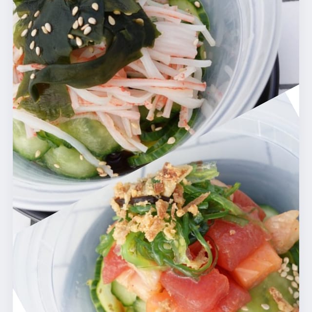 Sunomono salad.