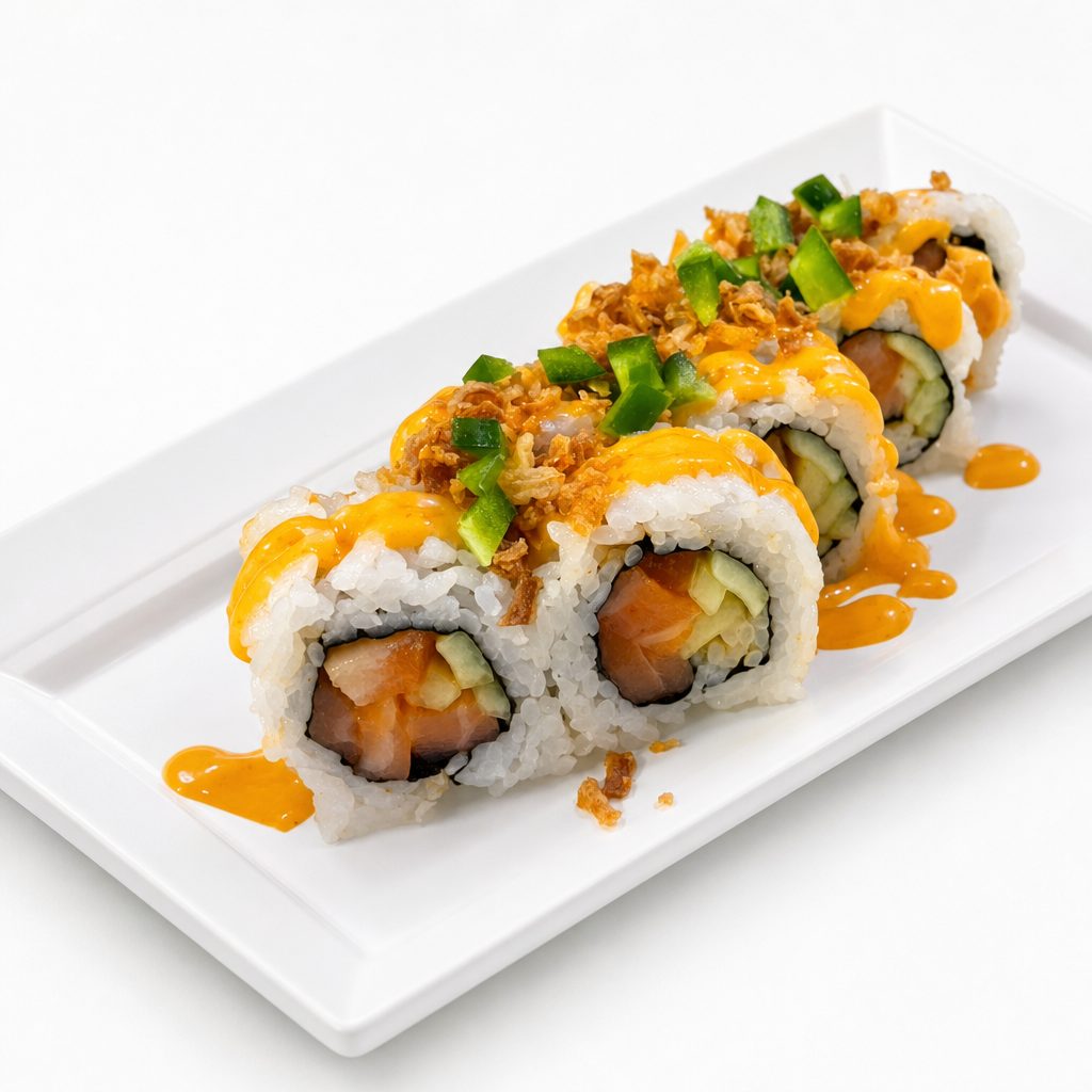 Spicy Salmon Roll.