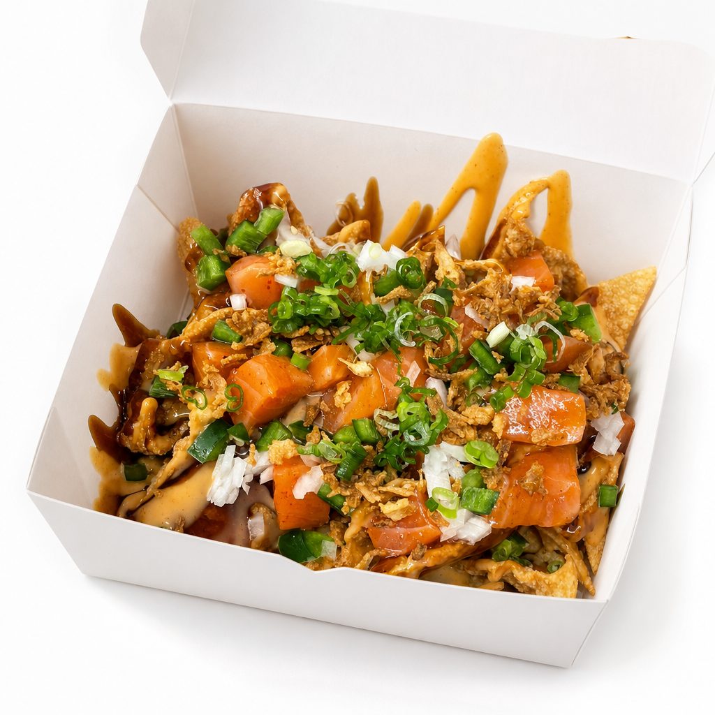 Salmon Nachos.