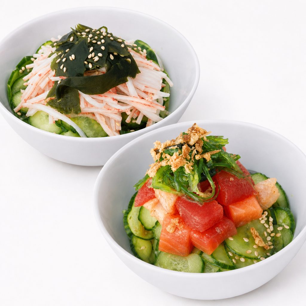 Sunomono salad.