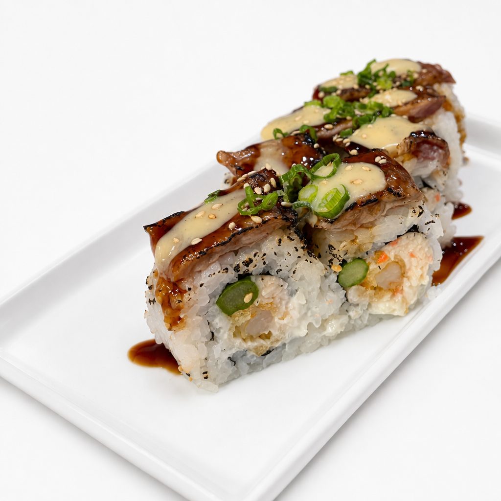Surf N Turf Roll (Cooked).