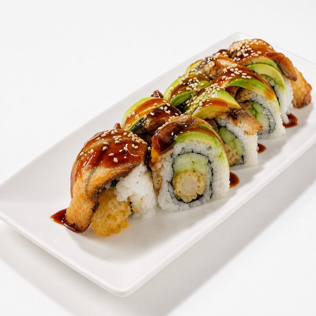 Dancing Eel Roll (Cooked).