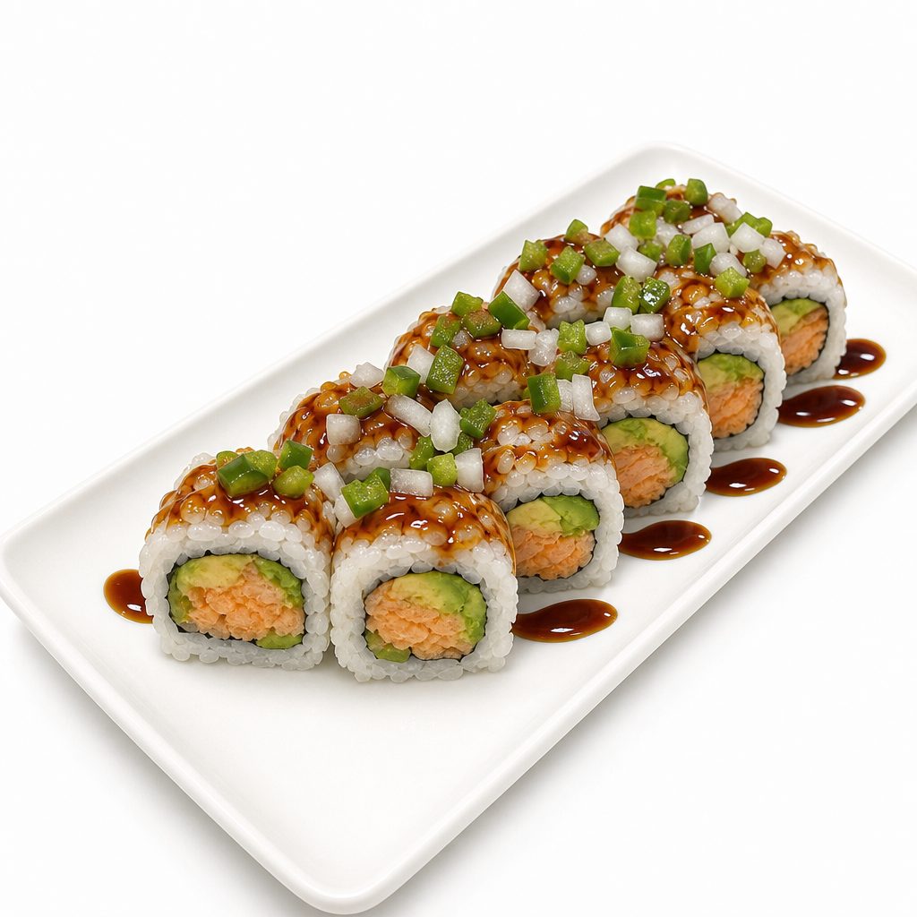 Baked Salmon Roll (Cooked).