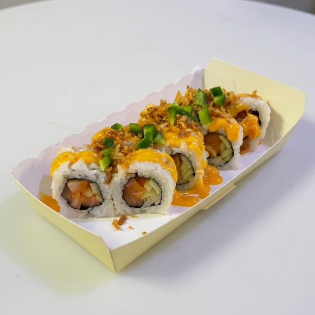 Spicy Salmon Roll.