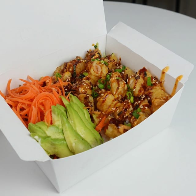 Shrimp Box (cooked).