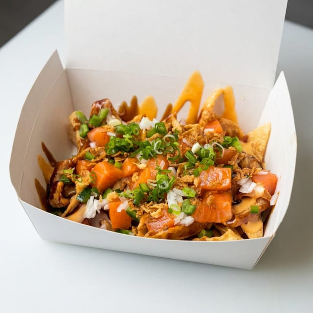 Salmon Nachos.
