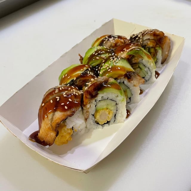 Dancing Eel Roll (Cooked).