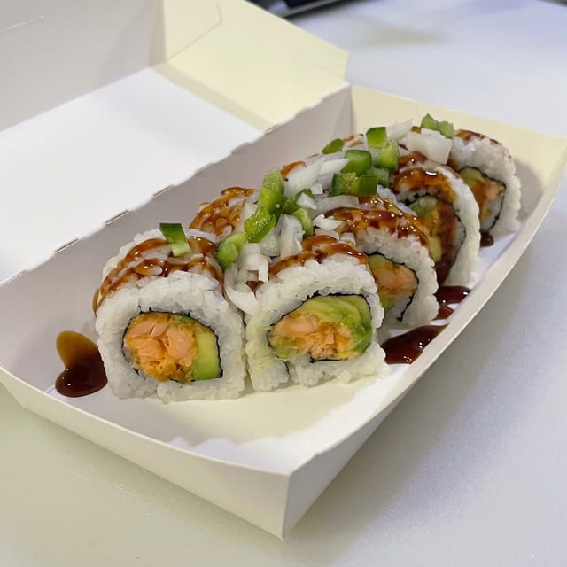 Baked Salmon Roll (Cooked).